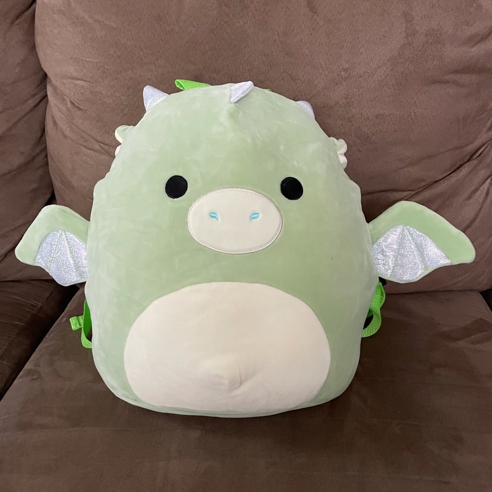 Squishmallow Backpack Drew the Dragon